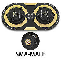 FPV антена патч 4.9 ГГц Maple Wireless Bottom SMA Male 11dBiс кругова права - 1 шт.