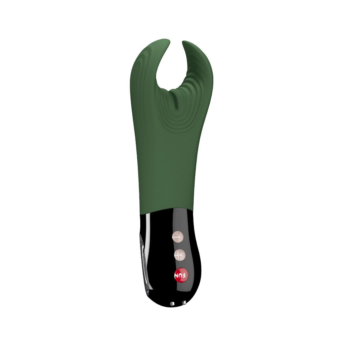 Вібратор для пінису Fun Factory MANTA moss green/black, підходить для парних ігор, фото 1