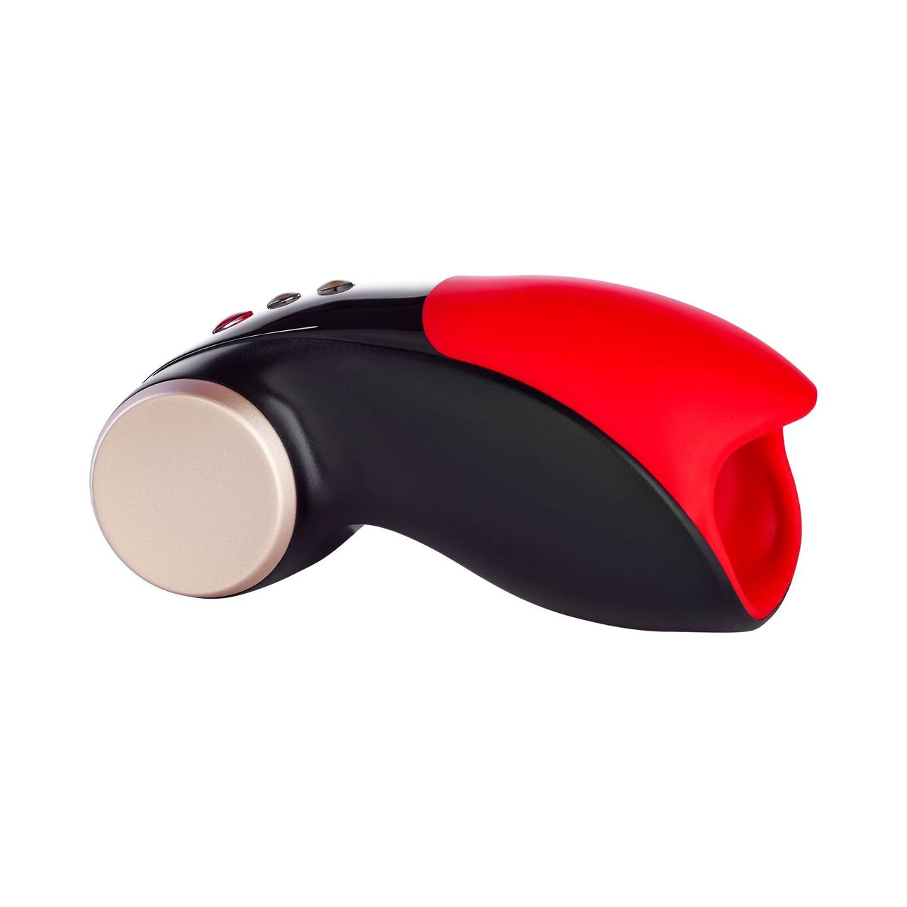 Мастурбатор для головки пінису Fun Factory COBRA LIBRE II black/red, 2 мотори, гра без рук, фото 1