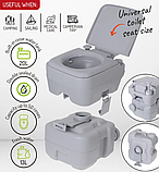 Біотуалет портативний, переносний туристичний туалет Camry CR 1035 (20 л, Польща), фото 4