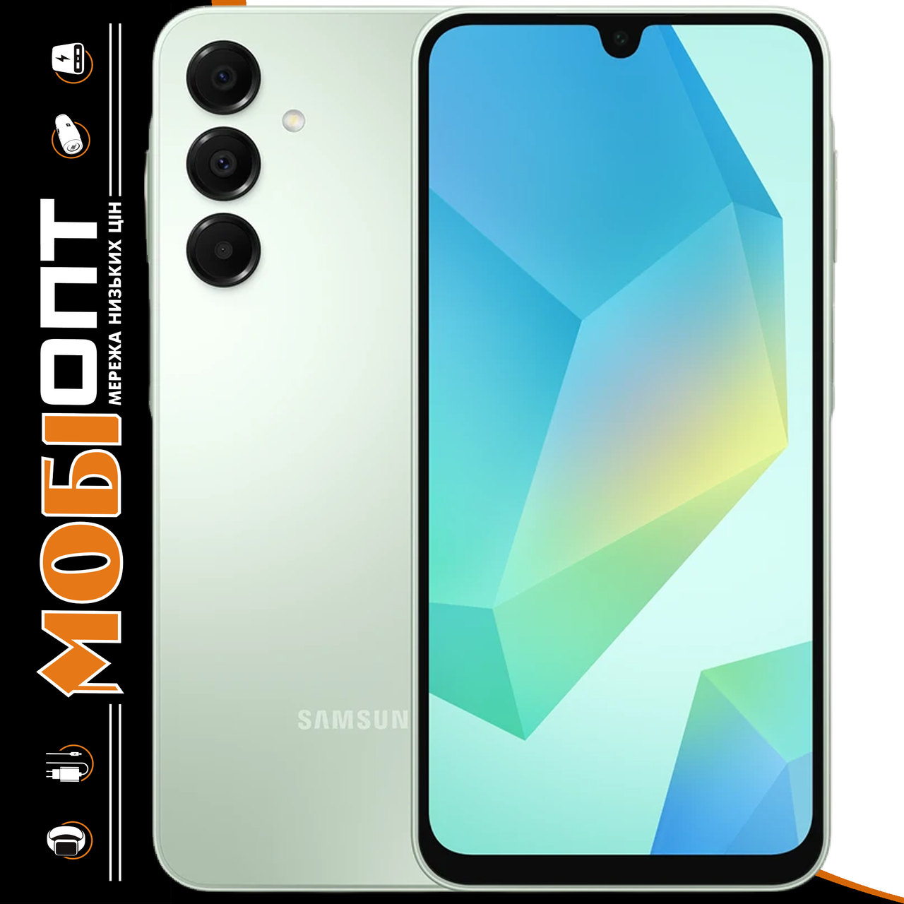 Смартфон Samsung Galaxy A16 8/256GB Light Green (SM-A165FLGCEUC) UA UCRF Гарантія 12 місяців