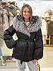 Жіночий пуховик — парка GUEELA Black, фото 2