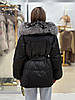 Жіночий пуховик — парка GUEELA Black, фото 5