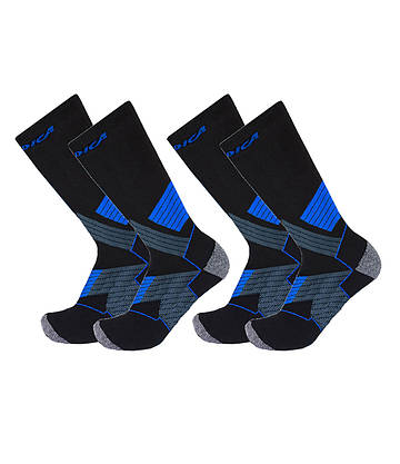 Шкарпетки гірськолижні Nordica Multi Purpose Merino Winter Socks (2 пари) S 35-38 Black/Blue, фото 3
