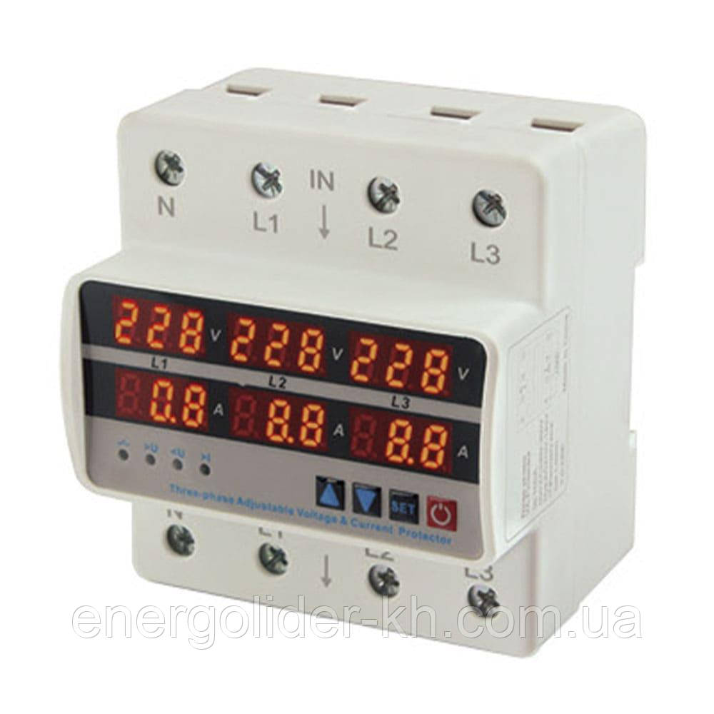 Реле напряжения и тока модульное трёхфазное RD35VA-3 63А: продажа, цена ...