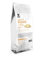 Шоколад білий 33% COOKIT, кубики, 1 кг
