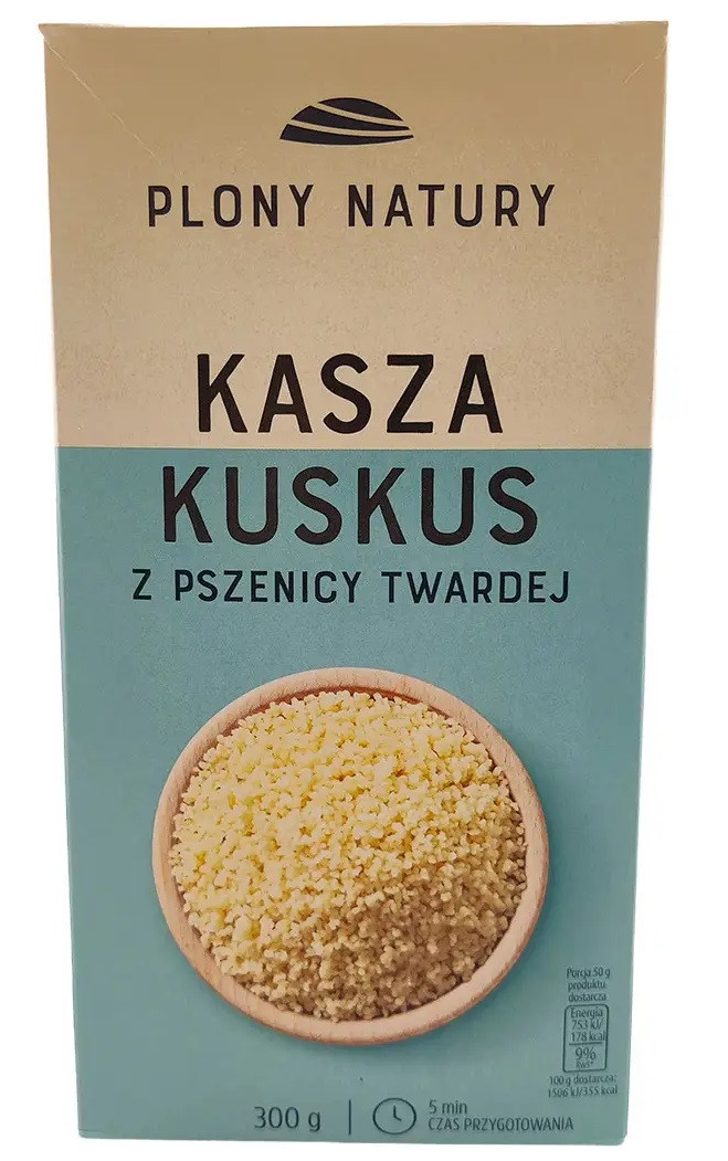 Каша Кускус Пшенична Plony Natury Kuskus Kasza 300 г Польща, фото 1