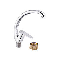 Змішувач для кухні з поворотним виливом на гайці WAL BOU7-A146