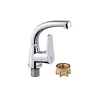 Змішувач для раковини на гайці WAL BOU1-K146