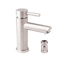 Мінімалістичний змішувач для раковини з нержавіючої сталі на гайці WAL GES1-A116