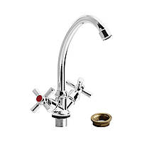 Змішувач для раковини з високим зливом на гайці WAL PRO1-A422