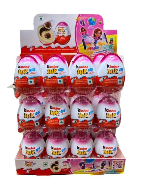 Яйце Шоколадне Kinder Joy Для дівчаток Кіндер Джой Fairies & Flowers Ящик 24*20 г Польща (24 шт./1 уп)