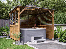 Дерев'яна купіль кругла з дуба LNK