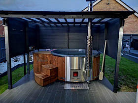 Дерев'яна купіль кругла з дуба LNK