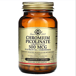 Chromium Picolinate Solgar 500 мкг 60 капсул