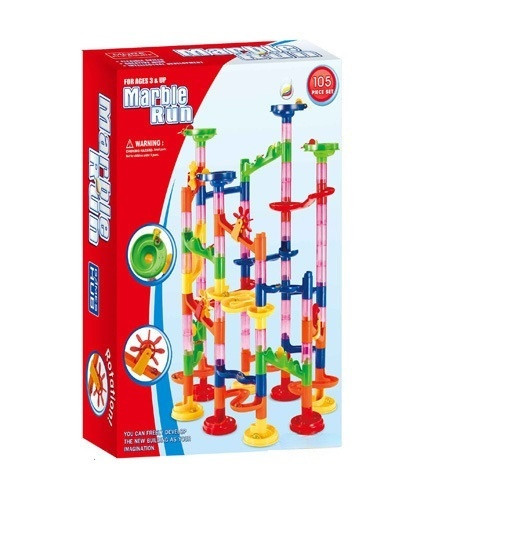 Конструктор Marble Run 105 деталей – лабіринт для кульок 01917, фото 1