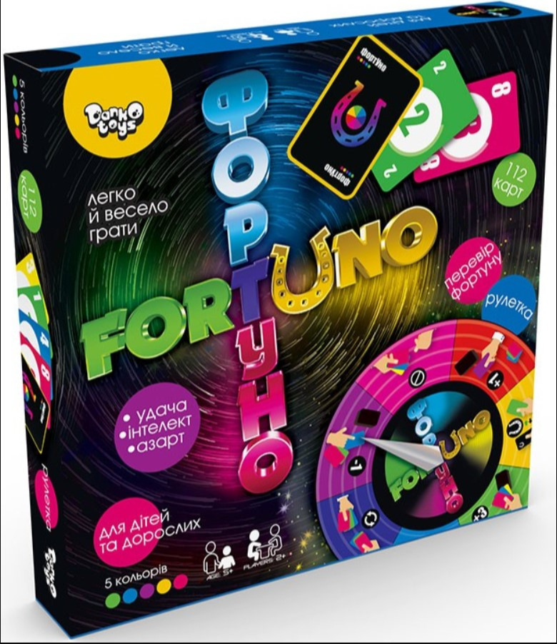 Розвиваюча настільна гра Danko Toys ФортУно велика