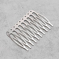 Гребінець-основа, СРІБРО, 5.5х4 см, 1 шт