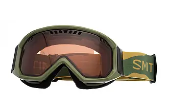 Гірськолижна маска  Smith Scope Green  mirror Khaki