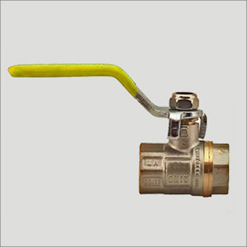 Кран кульовий 1 1/4" ВВ ручка Сантехмонтаж для газу, фото 1