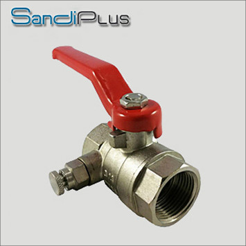 Кран кульовий з клапаном Маєвського 1/2" ВВ SANDI PLUS, фото 1