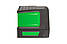 Рівень лазерний MASTERTOOL 30 м ±0.3 мм/м H110°/V110° ±4° GREEN/510 нм клас II IP54 ААх2 сумка 30-1901, фото 6