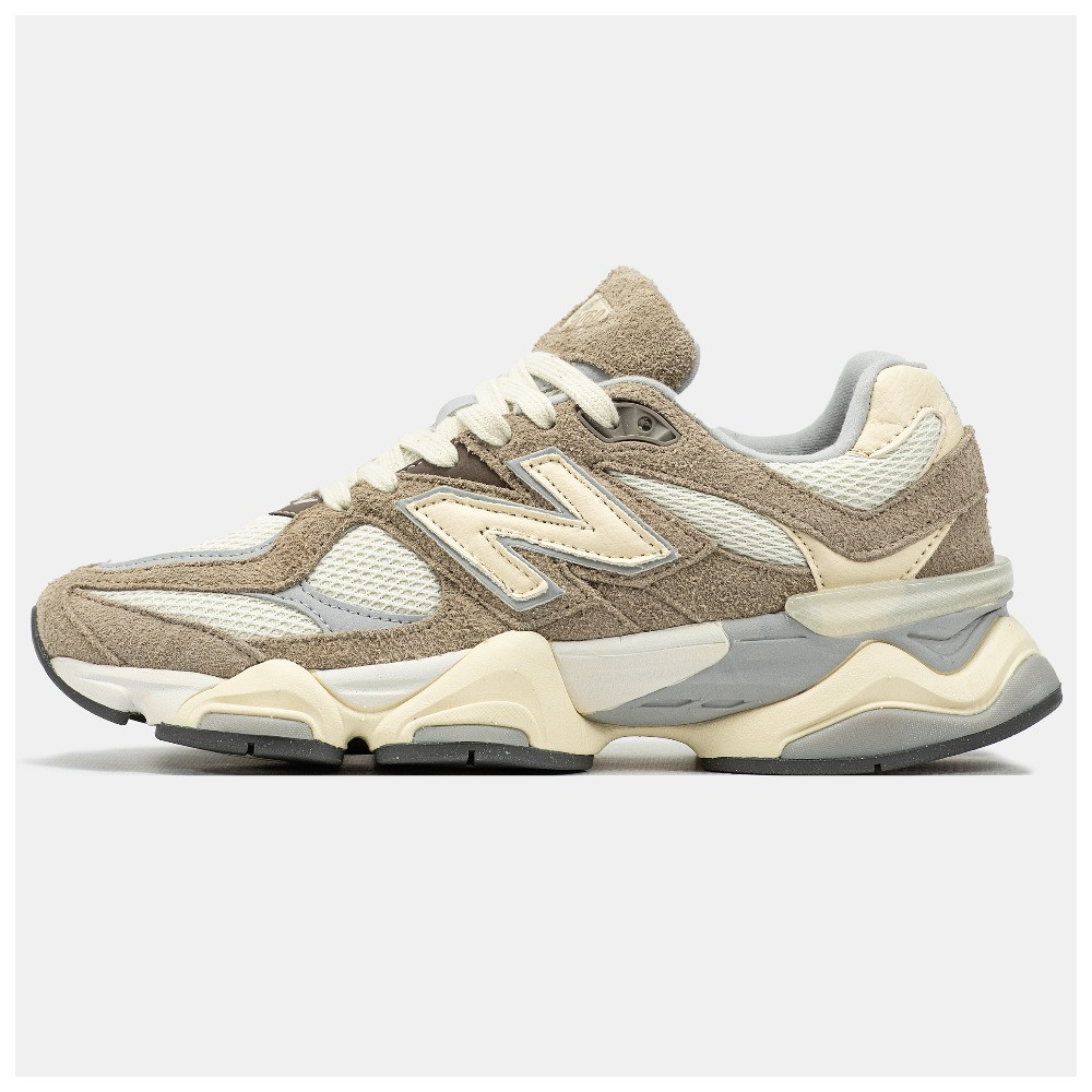 Жіночі кросівки New Balance 9060 Driftwood "Stone Pink Sea Salt", замшеві кросівки нью беланс 9060 ню беленс NB 9060 нб