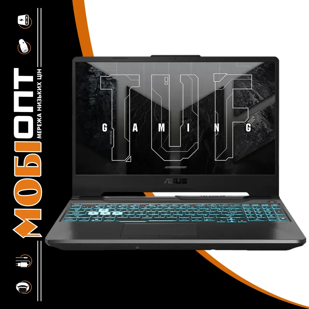 Ноутбук ASUS TUF Gaming A15 FA506NFR Graphite Black (FA506NFR-HN091, 90NR0JU7-M005L0) UA UCRF