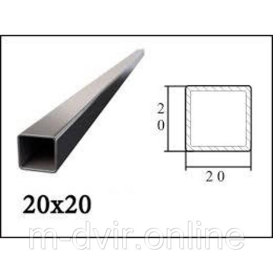 Труба профільна квадратна 20*20*2 (мм), фото 1