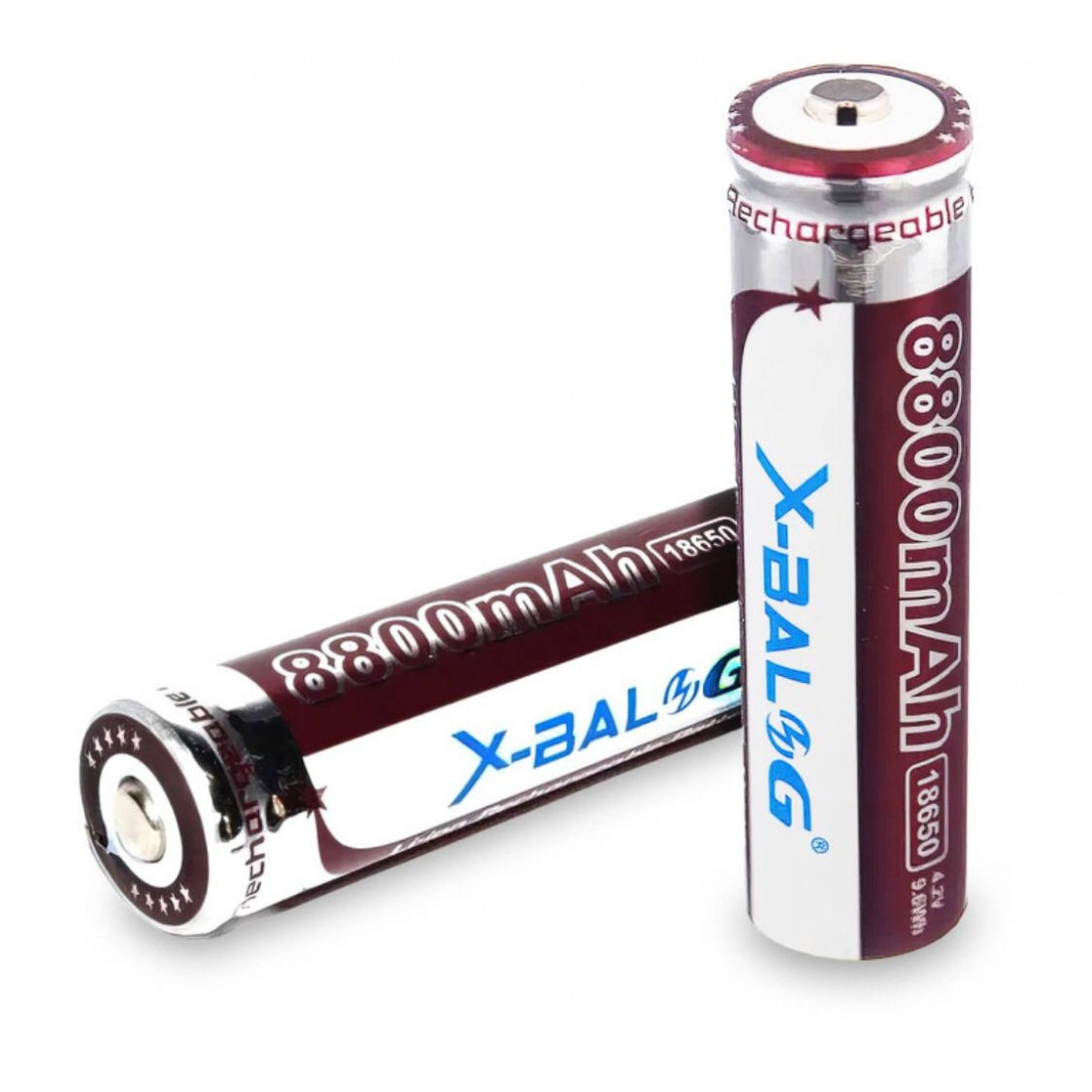 Акумулятор X-Balog Li-Ion 18650 8800mAh (без захисту)