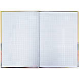 Книга записна у твердій обкладинці, Waves , Формат А4, 96 аркушів у клітинку, фото 3