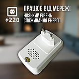 Відлякувач комах клопів мух бліх тарганів комарів електричний відлякування прилад електро в розетку квартири Hechpro (1040), фото 7