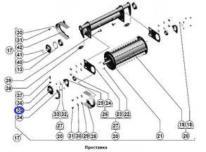 Зірочка венець z-13 вальця проставки комбайн Дон-680