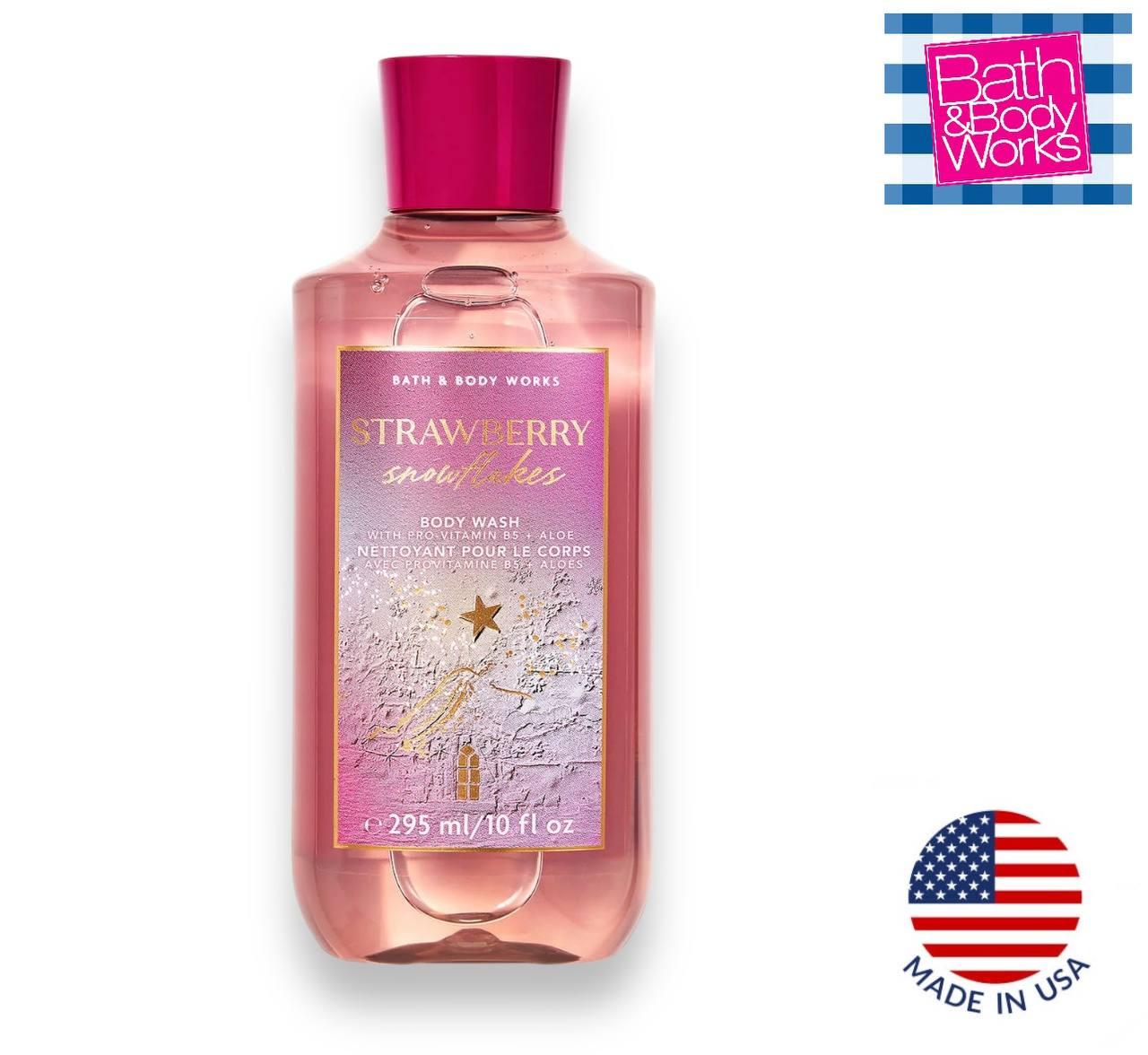 Жіночий гель для душу Bath&Body Works Strawberry Snowflakes 295 мл