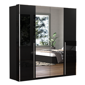 Шафа Енні 4Д модульної спальні Енні чорний глянець Міро Марк