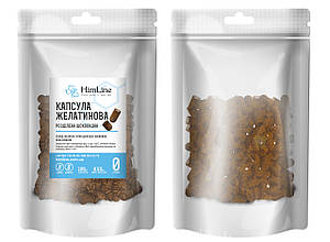 Капсула желатинова розділена "0" шоколадна розділена капсула з желатину 0 розмір 100 шт.