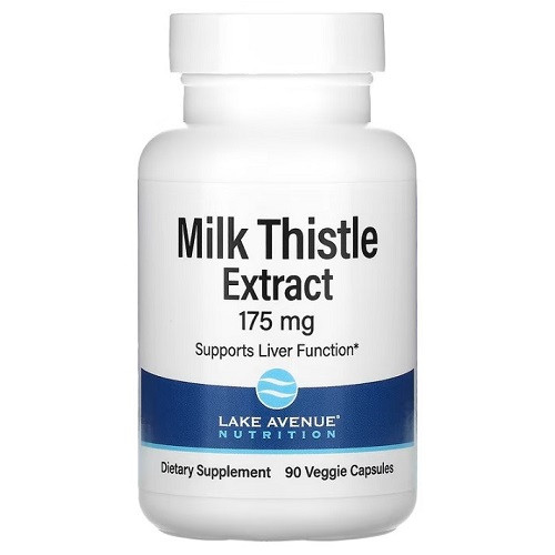 Вітаміни Сілімарин Lake Avenue Nutrition Milk Thistle Extract 175 mg (90 капсул.)