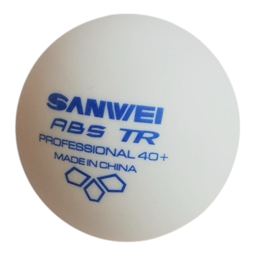 Пластиковий ABS м'яч Sanwei 3* 40+