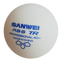 Пластиковий ABS м'яч Sanwei 3* 40+