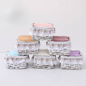 Набір рушників 5шт з кошиком 044дг