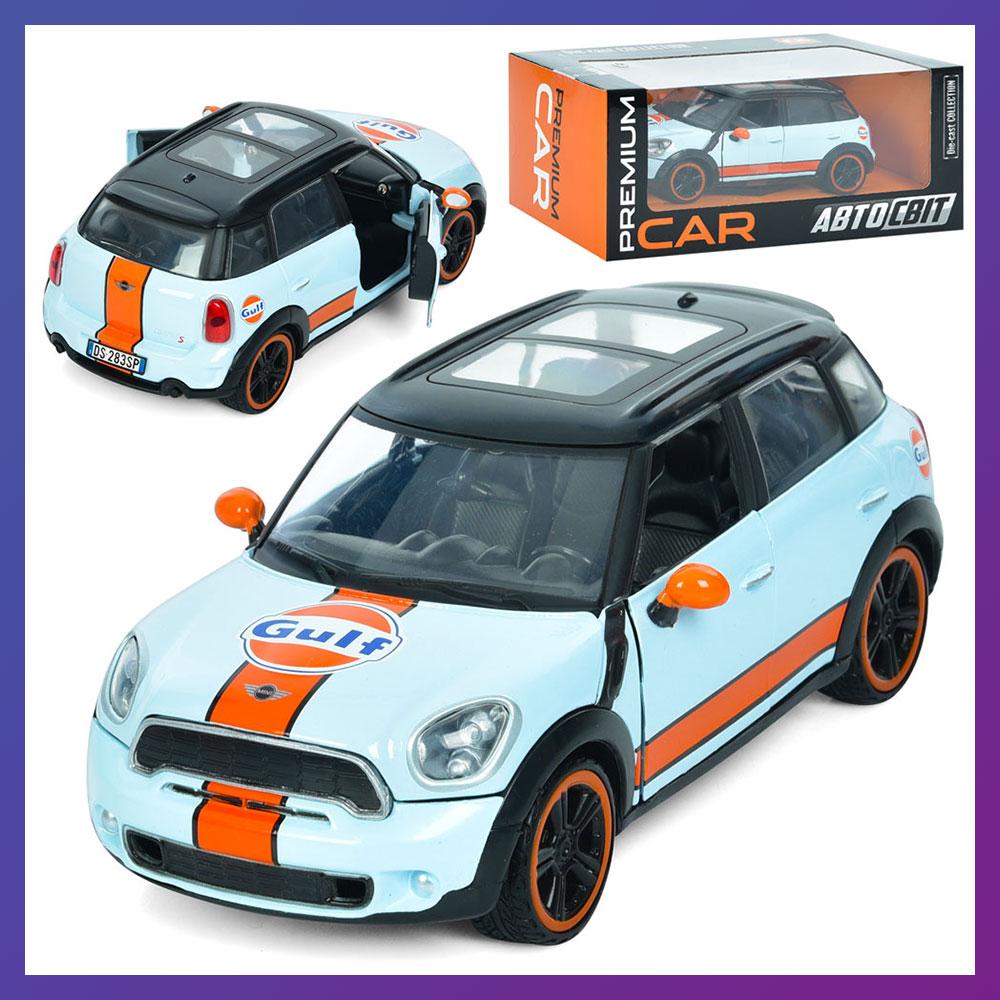 Дитяча машинка металева Автосвіт AP-1899 Mini Cooper S Countryman 1:24, фото 1