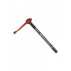 Вал вилки вимикання зчеплення ПМЗ у зборі з важелем 36-1604111/112