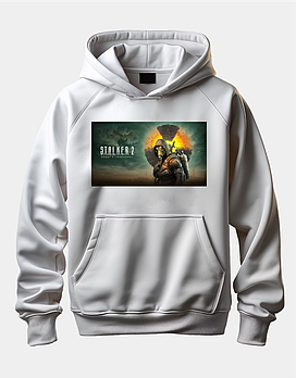 Худі з дизайнерським принтом "STALKER 2 / Аномальна зона"