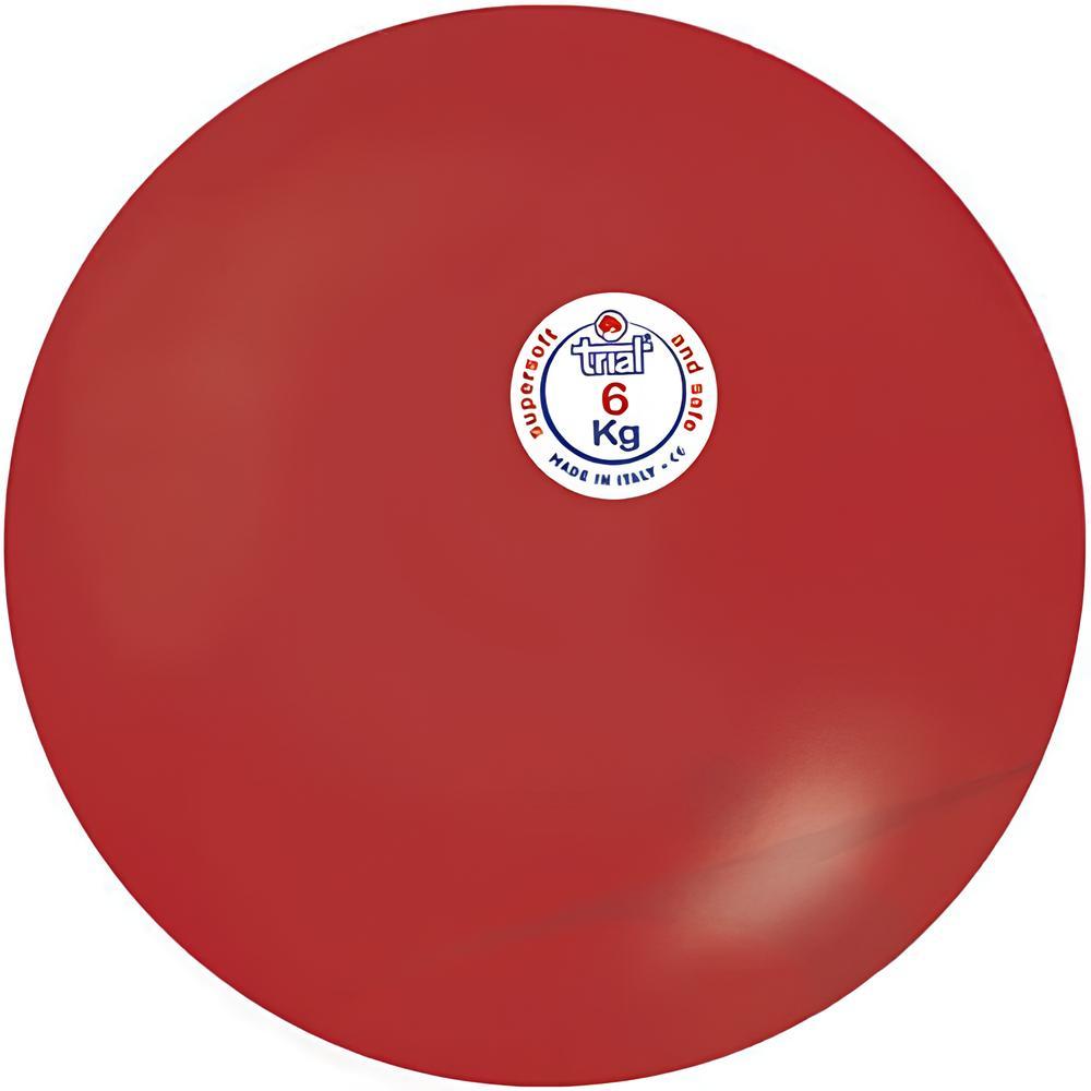 М'яч гумовий Polanik TRIAL суперм'який 6 кг червоний, фото 1