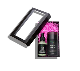 Подарунковий набір для обличчя "Алое вера" (крем+сироватка), ТМ Мayur №96