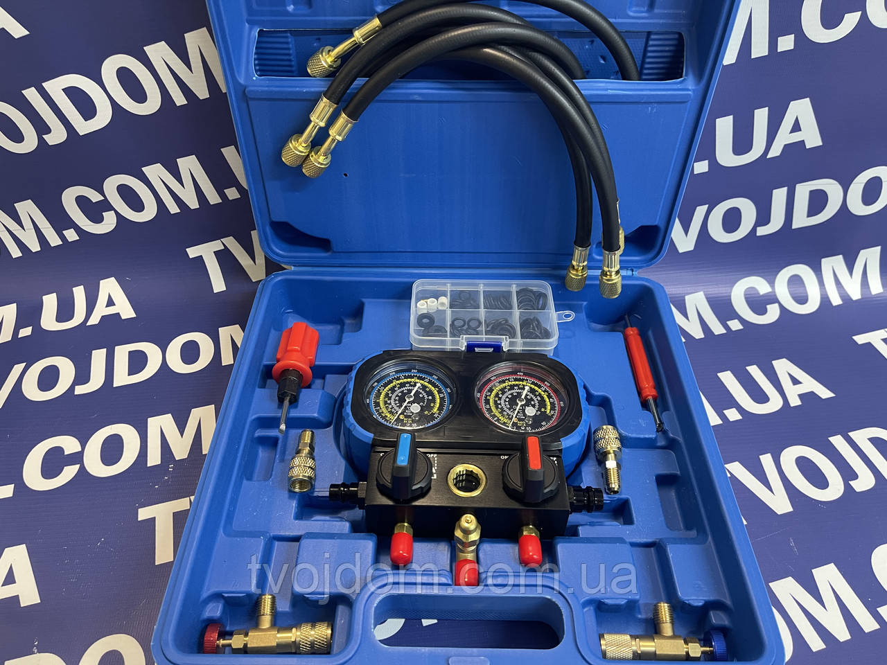 Манометричний колектор  RF13C06600Q 2-вентильний (R-22 R-134a R-404a R-410a) Whicepart