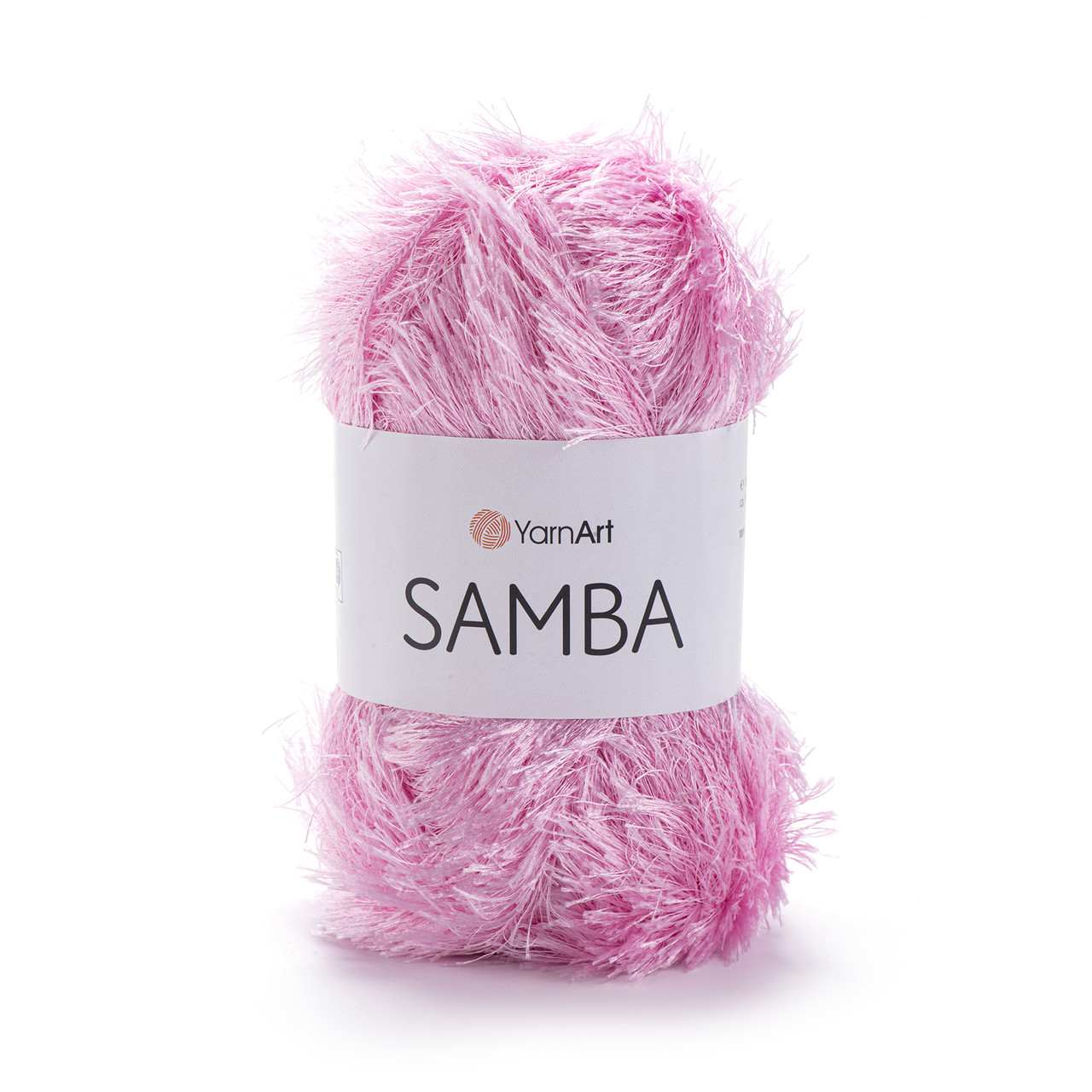 Yarnart SAMBA (Самба,травка) № 2008 светло-розовый (Пряжа синтетическая ...