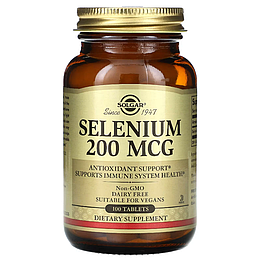 Selenium Solgar 100 таблеток