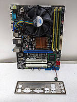 Материнська плата s775 Asus P5KPL-AM (G31) та проц E5300, пам'ять 4Gb