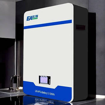 10.24 кВт акумулятор Easun Power LiFePO4 48В, настінний, для  безперебійного живлення